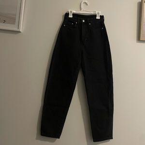 Brand New H & M Black Mom Jeans